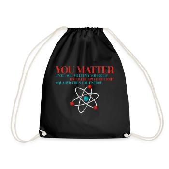 Vous comptez jusqu’à ce que vous x par c2 puis vous énergie 3 - Sac de sport léger - noir - Devant
