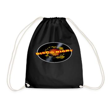 Disco Night Exploding Long Playing Record - Turnbeutel - Schwarz - Vorne