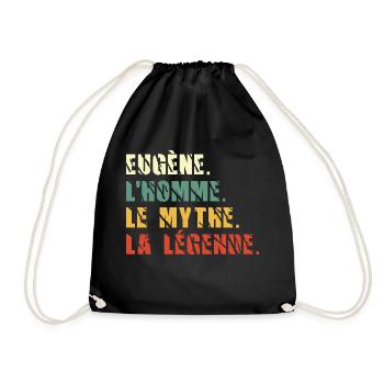 Eugène l homme le mythe la légende - Sac de sport léger - noir - Devant