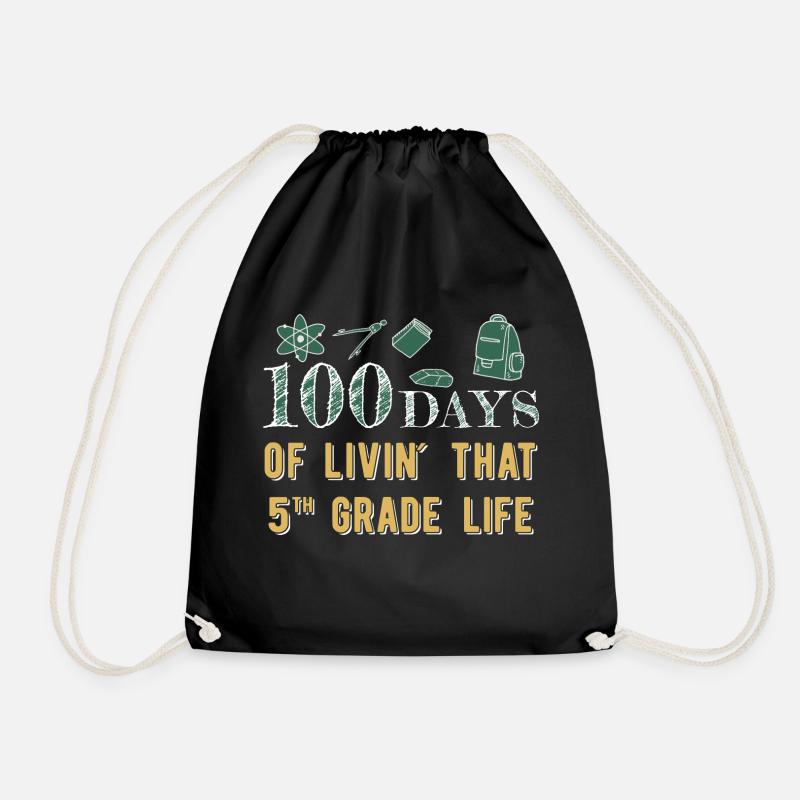 100 jours d’école - Sac de sport léger - noir
