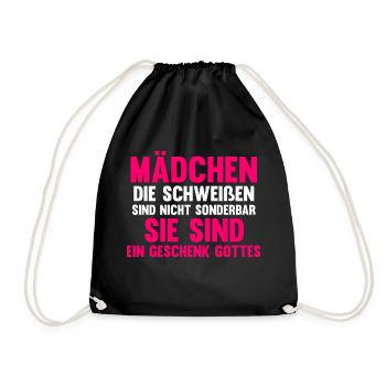 Schweißen Metallbau Metallbauer Schweißer - Turnbeutel - Schwarz - Vorne