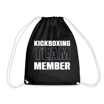 Équipe de kickboxing - Sac de sport léger - noir - Devant