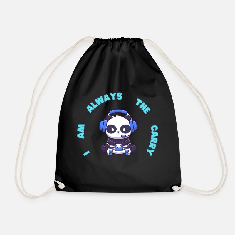 i am always the carry - Turnbeutel - Schwarz
