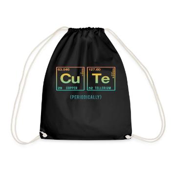 Drôle de dicton pour les chimistes et les physiciens - Sac de sport léger - noir - Devant