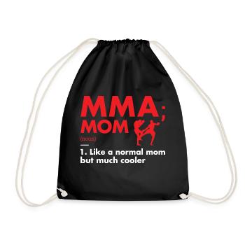 Sport Mom Definition MMA - Turnbeutel - Schwarz - Vorne