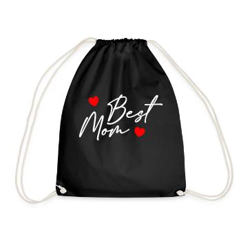 Mom Twins Babies Children Baby Birth - Drawstring Bag - black - Front