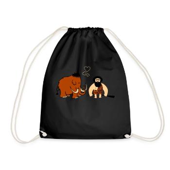 Mammouth Caveman Love - Sac de sport léger - noir - Devant