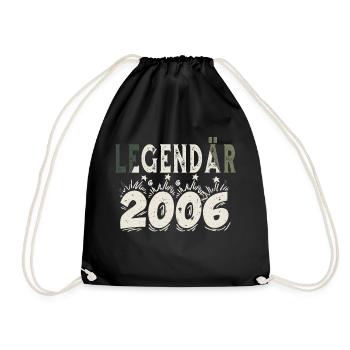 Legendär 2006 - Turnbeutel - Schwarz - Vorne