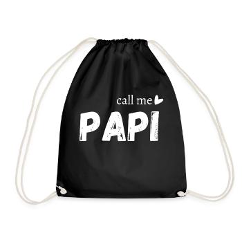 Call me papi - Sac de sport léger - noir - Devant