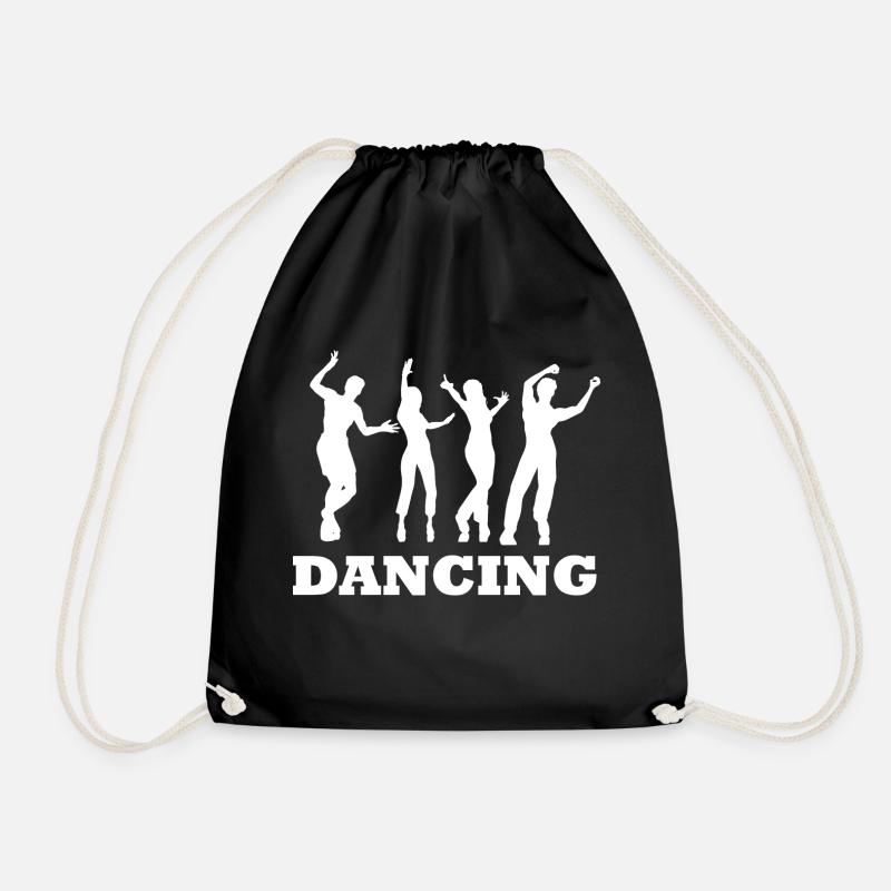 Dancing Dance Music - Turnbeutel - Schwarz