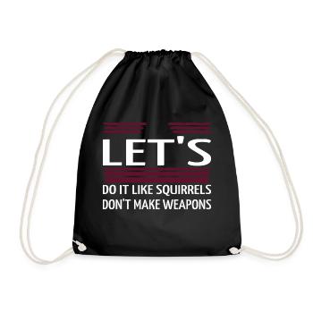 Déclaration de désarmement vert de la fierté Cool Signe de paix - Sac de sport léger - noir - Devant