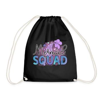 Mermaid Squad, Mermaids Summer Beach Party - Sac de sport léger - noir - Devant