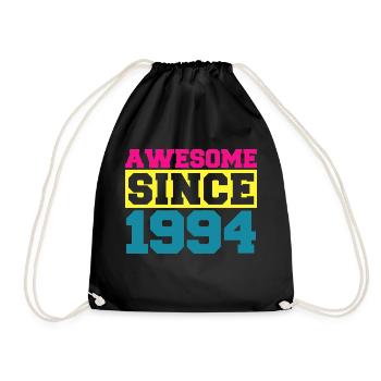 Awesome since 1994. Funny gift men women birthday - Sac de sport léger - noir - Devant