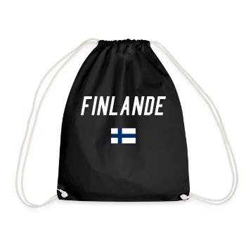 finland - Sac de sport léger - noir - Devant