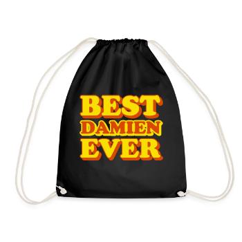 Damien Prénom Drôle de cadeau - Sac de sport léger - noir - Devant