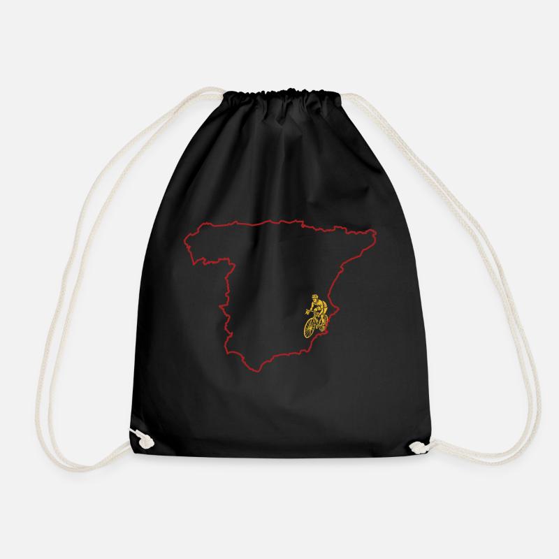 Vuelta a España, Cycling - Drawstring Bag - black