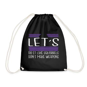 Drôles de dictons Joyeux cadeau Cool Peace 60s Dictons - Sac de sport léger - noir - Devant