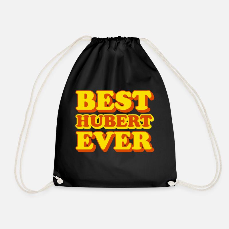 Hubert Vorname Lustiges Geschenk - Turnbeutel - Schwarz