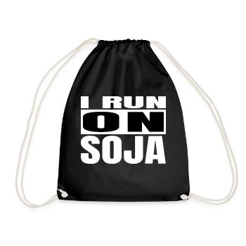 Idées cadeaux pour les droits des animaux blagues génial bday vegan - Sac de sport léger - noir - Devant