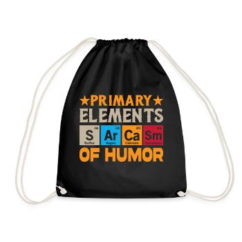 S AR CA SM Elements Vintage pour les étudiants en sciences - Sac de sport léger - noir - Devant