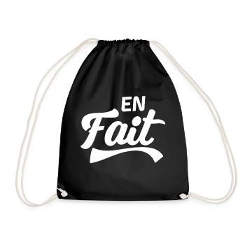 En fait - Sac de sport léger - noir - Devant