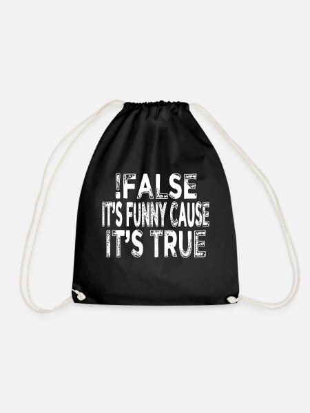 informatics nurse girl gift idea doctor - Turnbeutel - Schwarz