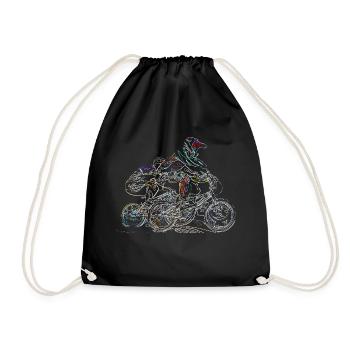 BMX - Turnbeutel - Schwarz - Vorne
