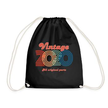 Jahrgang 2020 Ausgabe - Turnbeutel - Schwarz - Vorne