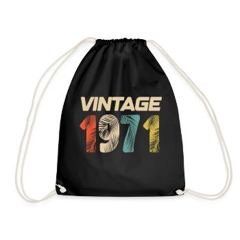 Vintage 1971 Retro - Best-seller - Sac de sport léger - noir - Devant