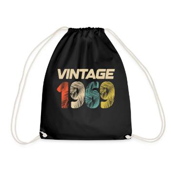 Vintage 1969 Retro - Best-seller - Sac de sport léger - noir - Devant