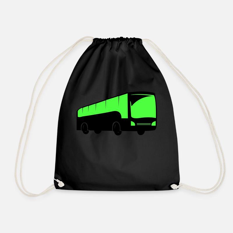 bus busfahren - Turnbeutel - Schwarz