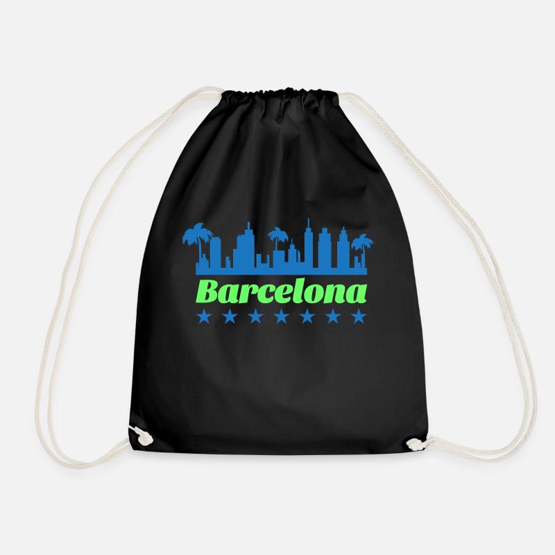 barcelona - Turnbeutel - Schwarz