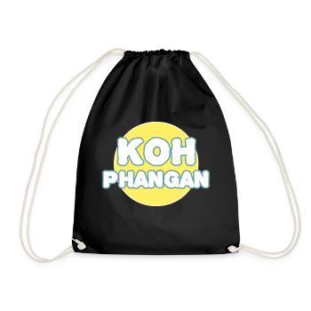 Vollmond K8h Pha-ngan K8h Phangan - Turnbeutel - Schwarz - Vorne