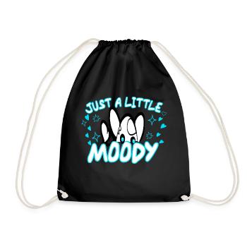 Un peu lunatique - Sac de sport léger - noir - Devant