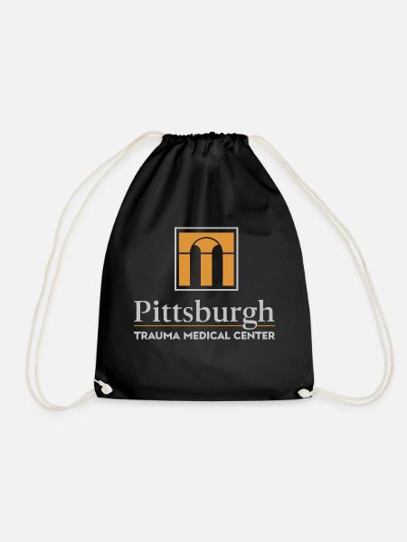 The Pittsburgh Trauma Medical Center - Drawstring Bag - black