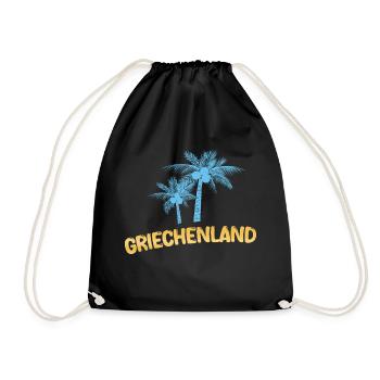 Grèce Grèce - Sac de sport léger - noir - Devant