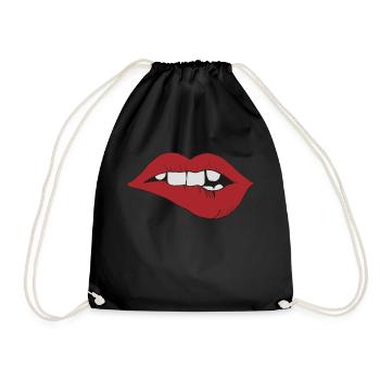 LIPPENBEISSER - Turnbeutel - Schwarz - Vorne