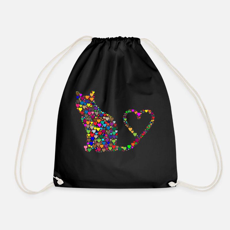 coeurs herzchen I coeur vous aime Je te aime U24 - Sac de sport léger - noir