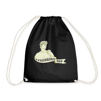 rebirth 01 2 - Drawstring Bag - black - Front