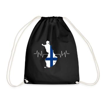 Finlande - Sac de sport léger - noir - Devant