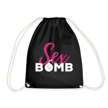 Sexbomb chaud sexy - Sac de sport léger - noir - Devant