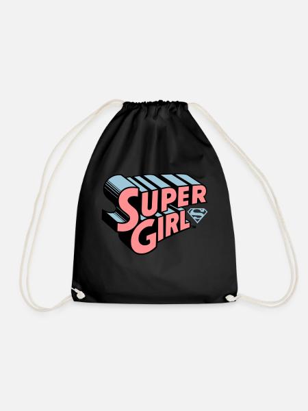 Supergirl Logo Original - Turnbeutel - Schwarz