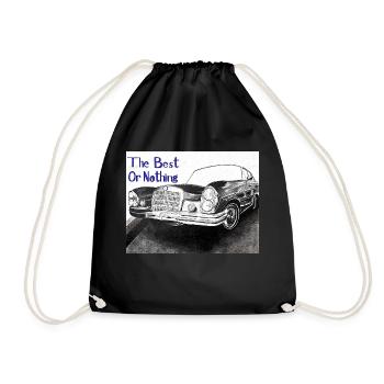 The best or nothing - Drawstring Bag - black - Front
