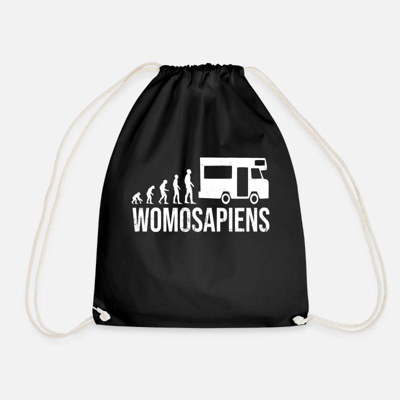 Womosapiens Wohnmobil Evolution - Turnbeutel - Schwarz