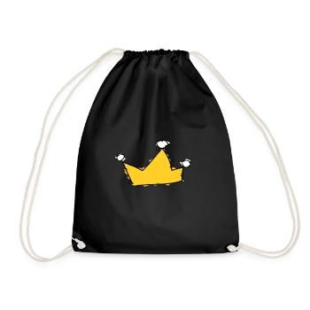 couronne - Sac de sport léger - noir - Devant