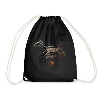 Rock Paintings - Drawstring Bag - black - Front