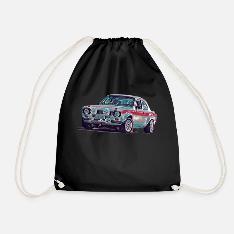 Escort Rally - Drawstring Bag - black