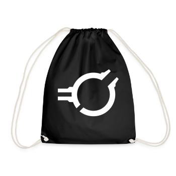 SciFi Circle C - Drawstring Bag - black - Front