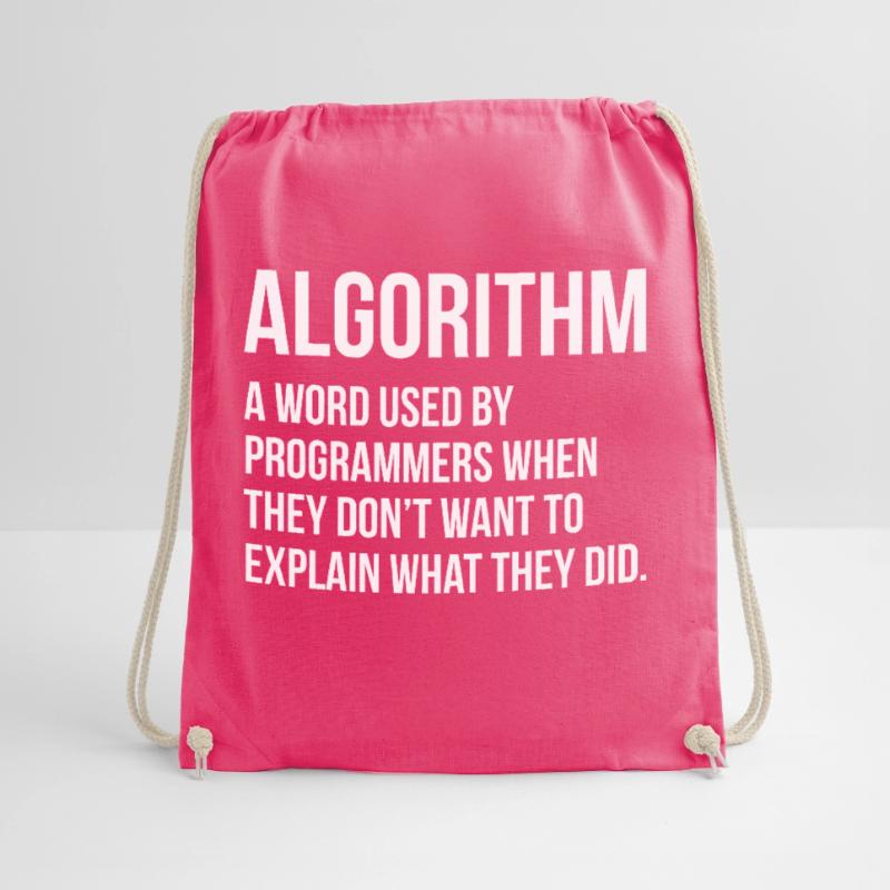 Algorithm Programming Informatic Geschenk Turnbeutel
