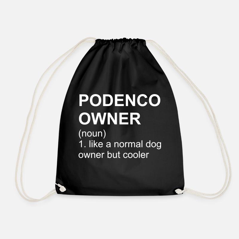 Podenco Owner - Turnbeutel - Schwarz